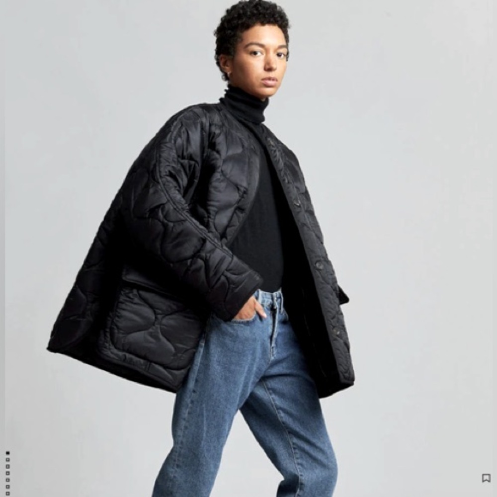 The Frankie Shop Black Puffer Jacket